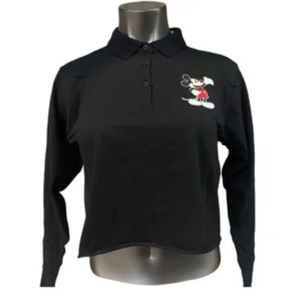 Disney Long Sleeve Collared Crop – L